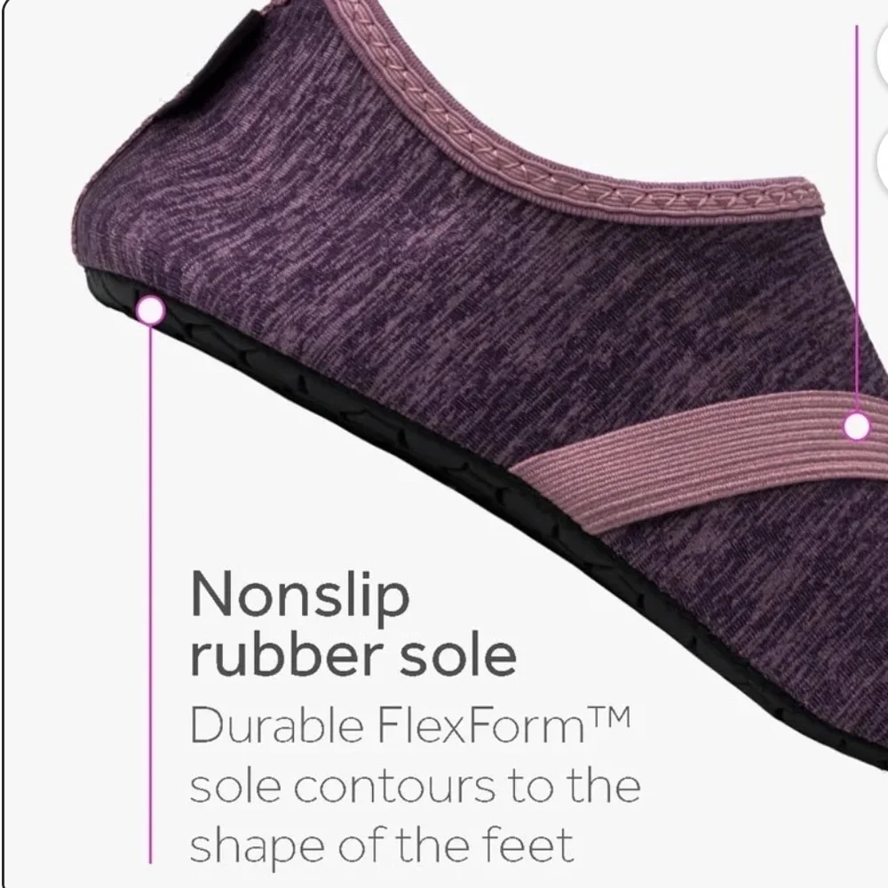 LIVE WELL COLLECTION Women's Purple Slip-On Shoes